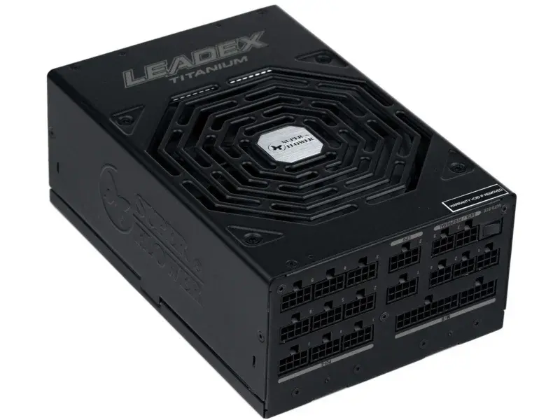 Блок питания 1600 ватт блок питания 1600 ватт/ Power Supply Leadex Titanium, 1600W, ATX, 140mm, 14xSATA, 9xPCI-E(6+2), 5xPCI-E(6), APFC, 80+ Titanium, Full Modular