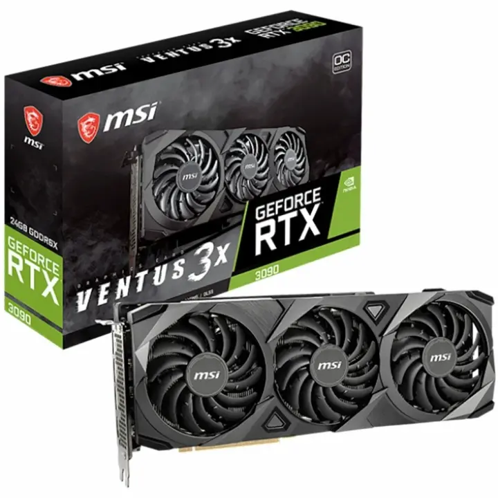 Видеокарта MSI NVIDIA GeForce GeForce RTX 3090 VENTUS 3X 24G OC (RTX 3090 VENTUS 3X 24G OC)