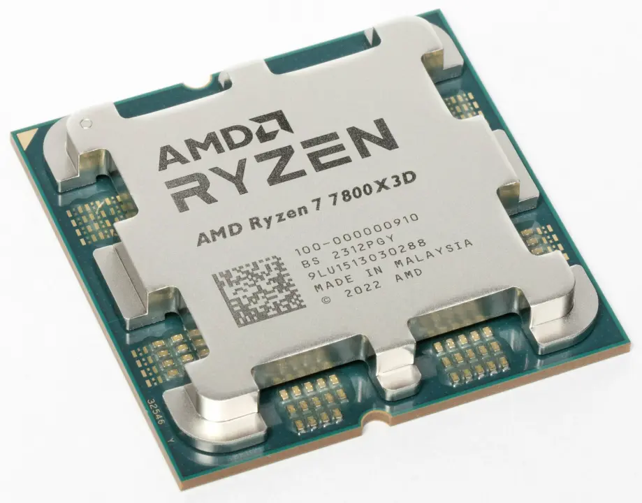 Процессор AMD Ryzen 7 7800X3D Raphael, AM5, 4200Mhz, L3 96Mb, OEM (100-000000910)