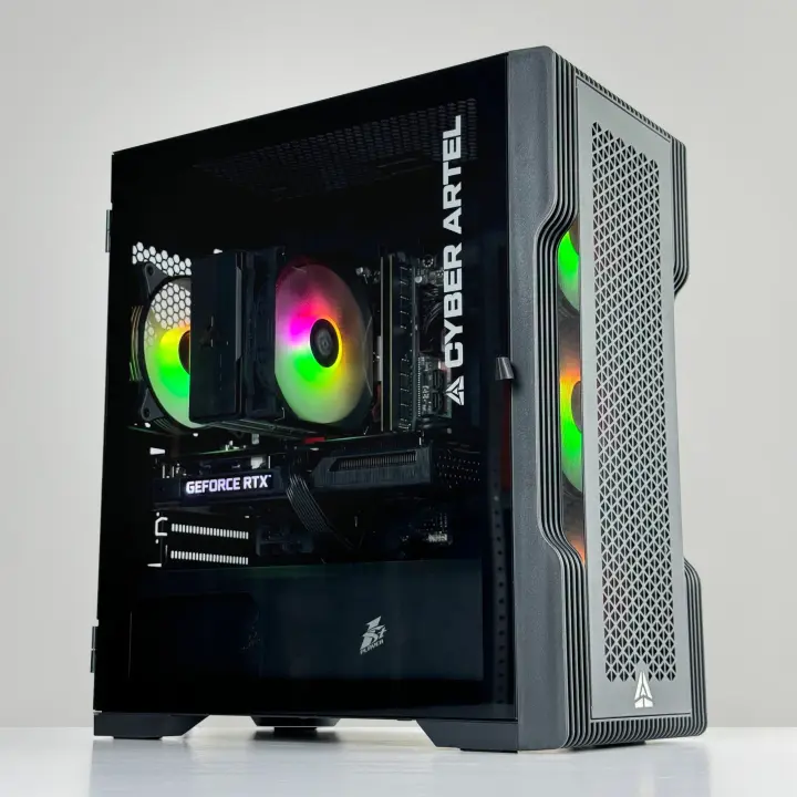 Компьютер CYBER ARTEL Intel Core i5-12400f, GeForce RTX4060 8GB, RAM 32GB, SSD 1000GB
