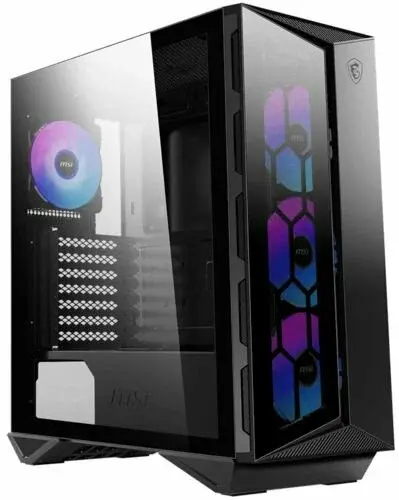 Компьютерный корпус MSI MPG GUNGNIR 110R (306-7G10R22-W57) черный - Mid Tower, ATX, USB 3.2 Gen1 Type A, USB 3.2 Gen2 Type-C