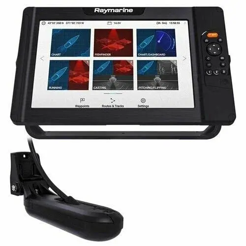 Эхолот-Картплоттер Raymarine Element 12 HV с датчиком HV-100